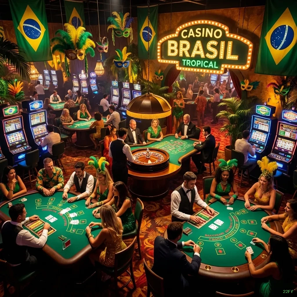 Imagem promocional da 22Ff mostrando a plataforma e suas vantagens
